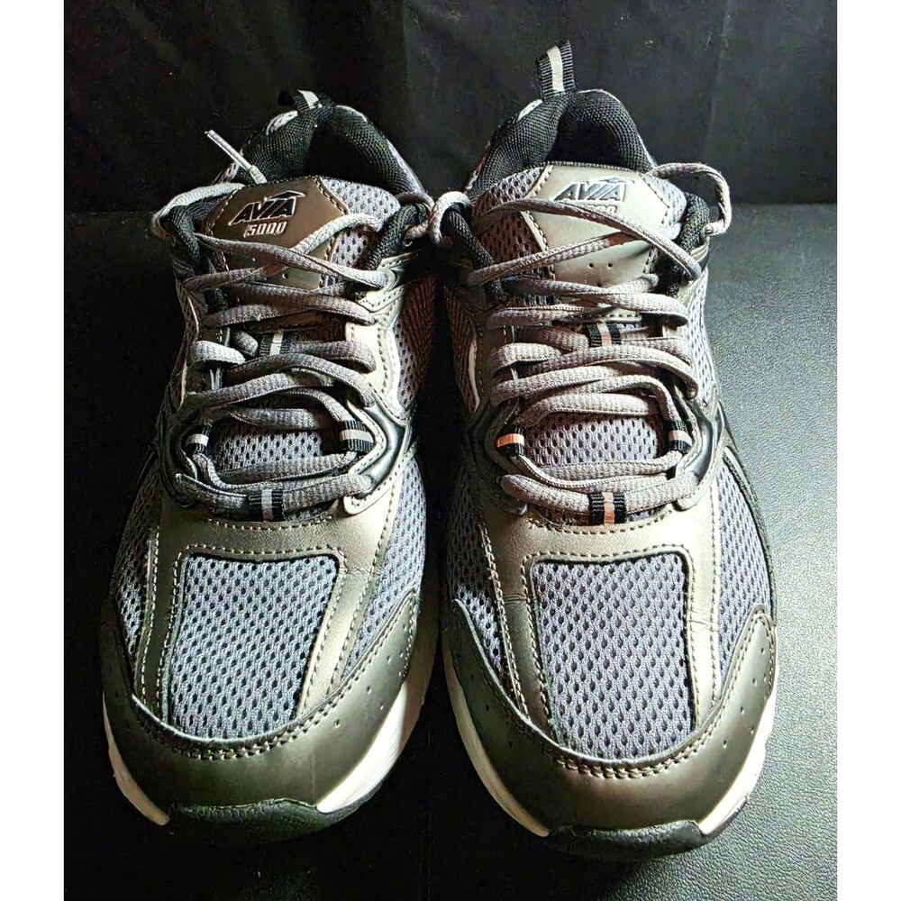 Avia 5000 Men's Size 9.5 Gray Black Athletic Walking Running Shoes